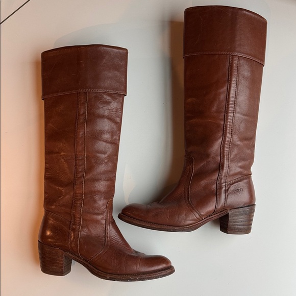 Frye Shoes - Vintage 1970s Frye Campus Cuff Boot